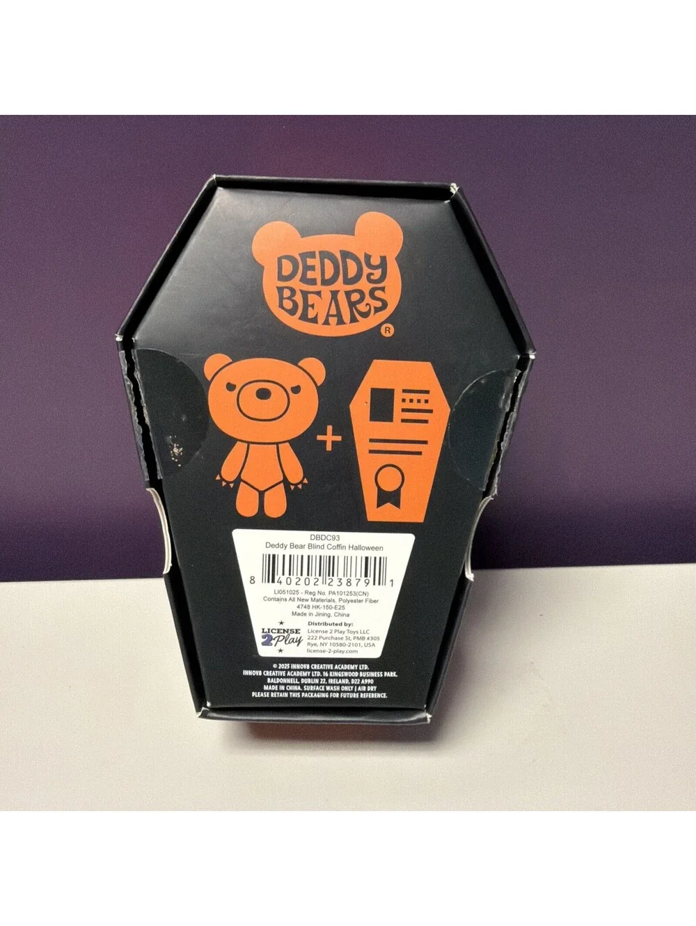Deddy Bears Blind Coffin Mystery Mini Plush Tory Winner Ex-stink & Smirkitty